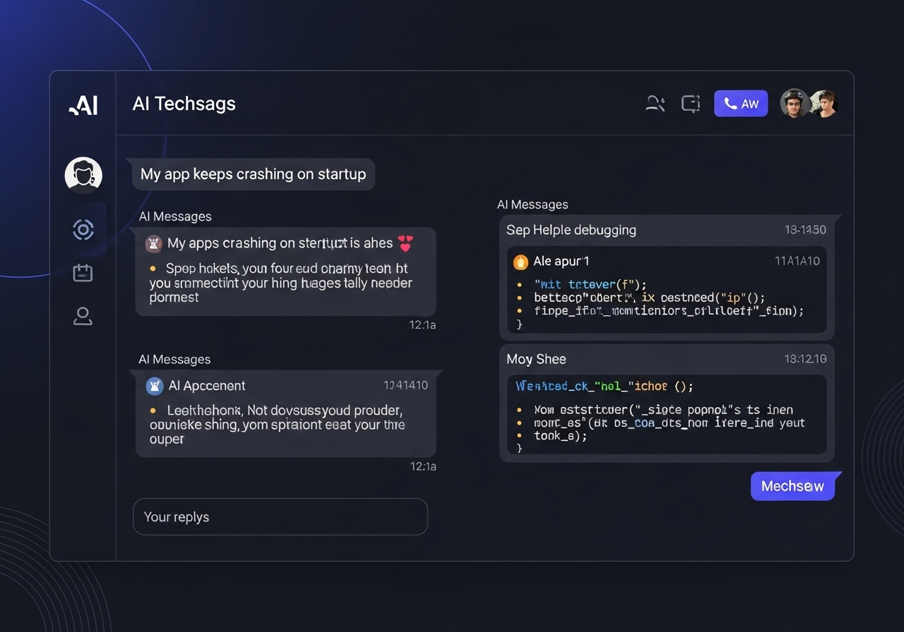Technical support chat